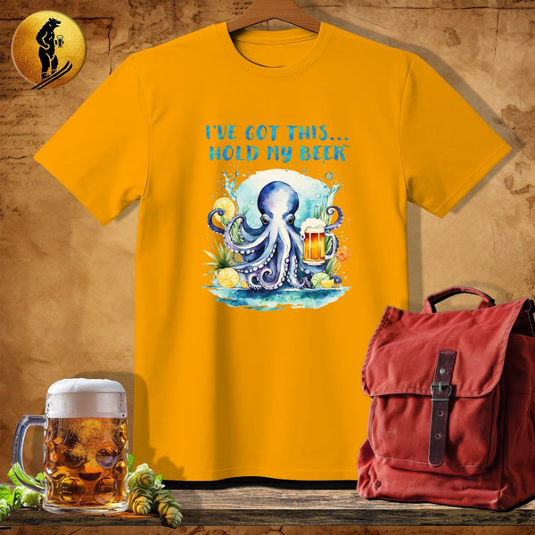MyDesigns Physical Item Gold / S Octoput Bartender T-Shirt
