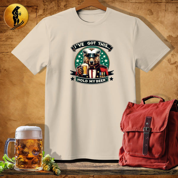 MyDesigns Physical Item Sand / S Officer Bear Grant T-Shirt