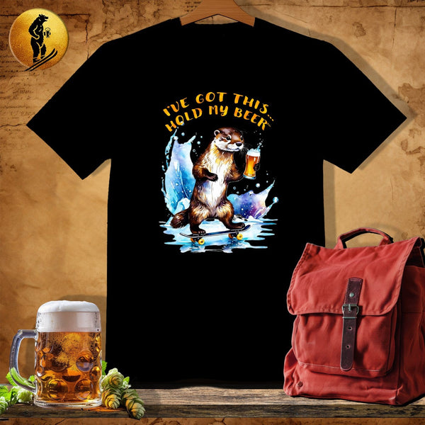 MyDesigns Physical Item Black / S Otter Chill T-Shirt