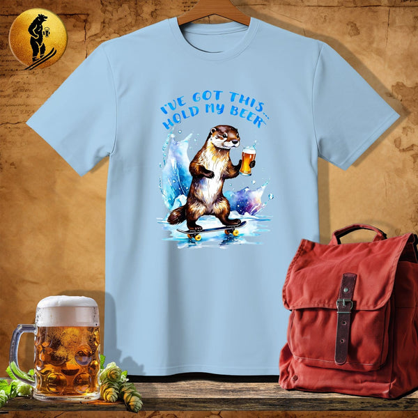MyDesigns Physical Item Light Blue / S Otter Chill T-Shirt