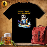 MyDesigns Physical Item Black / S Otter Kayaking Strokes T-Shirt