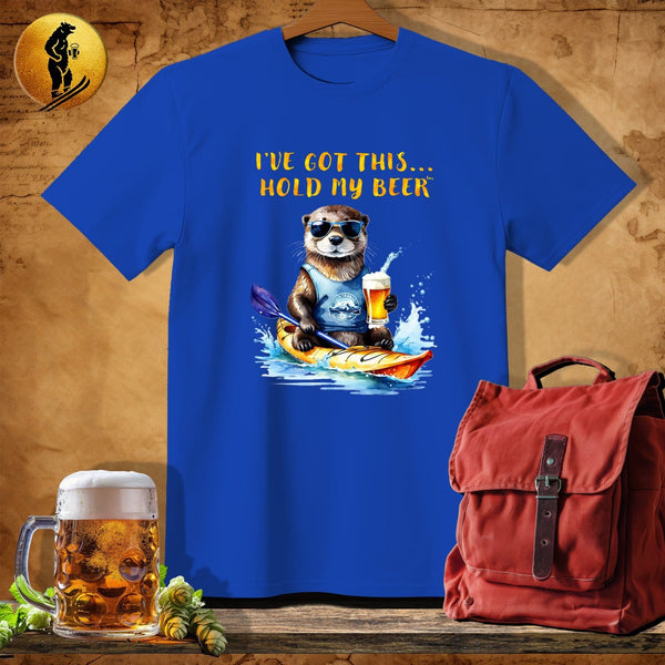 MyDesigns Physical Item Royal / S Otter Kayaking Strokes T-Shirt