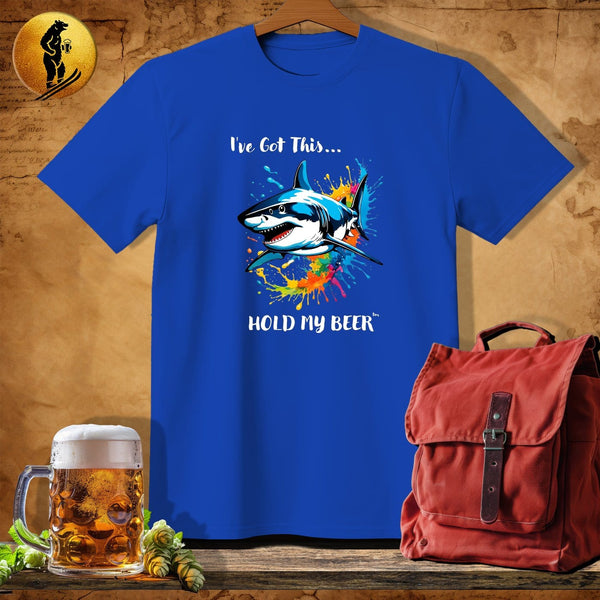 MyDesigns Physical Item Royal / S Painter Shark T-Shirt