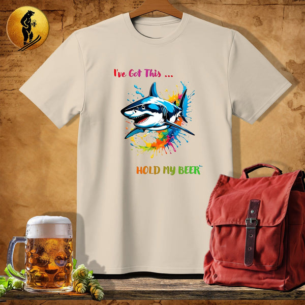 MyDesigns Physical Item Sand / S Painter Shark T-Shirt
