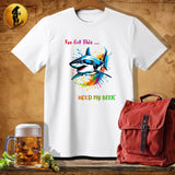 MyDesigns Physical Item White / S Painter Shark T-Shirt