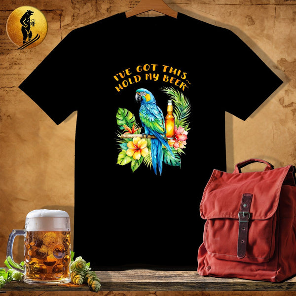 MyDesigns Physical Item Black / S Parrot Paradise T-Shirt