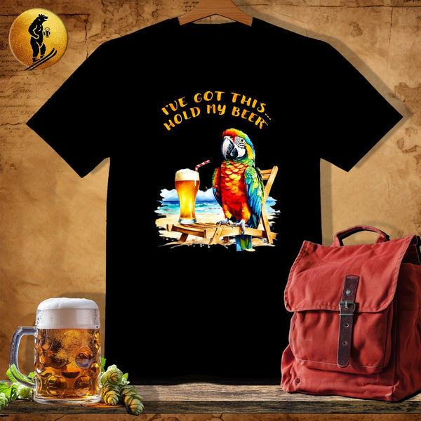 MyDesigns Physical Item Black / S Parrot Sun Soaker T-Shirt