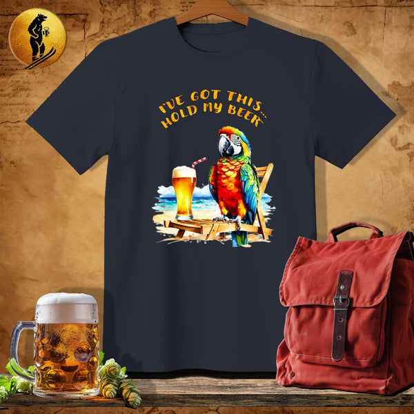 MyDesigns Physical Item Dark Heather / S Parrot Sun Soaker T-Shirt