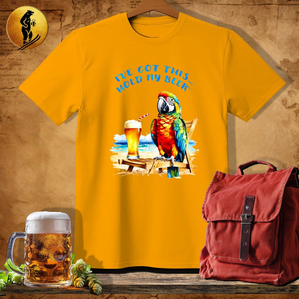 MyDesigns Physical Item Gold / S Parrot Sun Soaker T-Shirt
