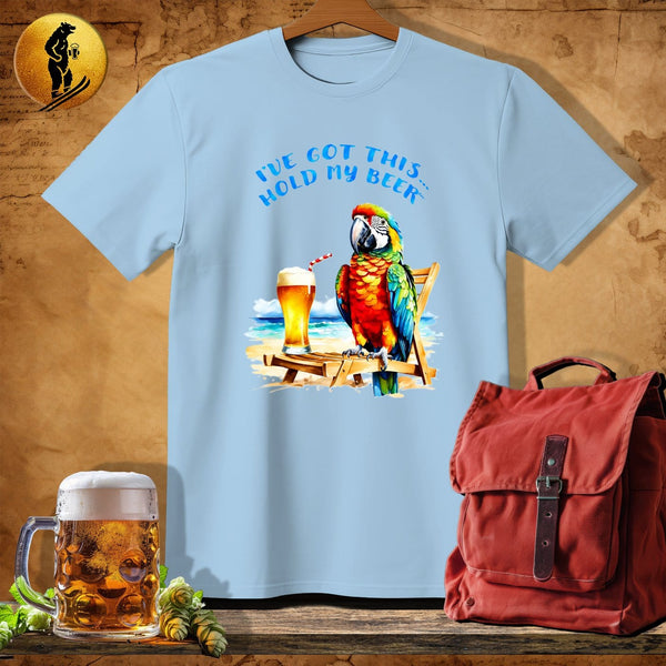 MyDesigns Physical Item Light Blue / S Parrot Sun Soaker T-Shirt