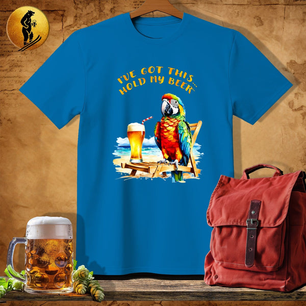 MyDesigns Physical Item Sapphire / S Parrot Sun Soaker T-Shirt