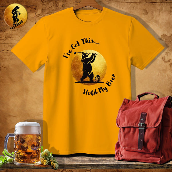 MyDesigns Physical Item Gold / S Paw Putter T-Shirt
