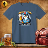 MyDesigns Physical Item Navy Heather / S Penguin Nurse T-Shirt