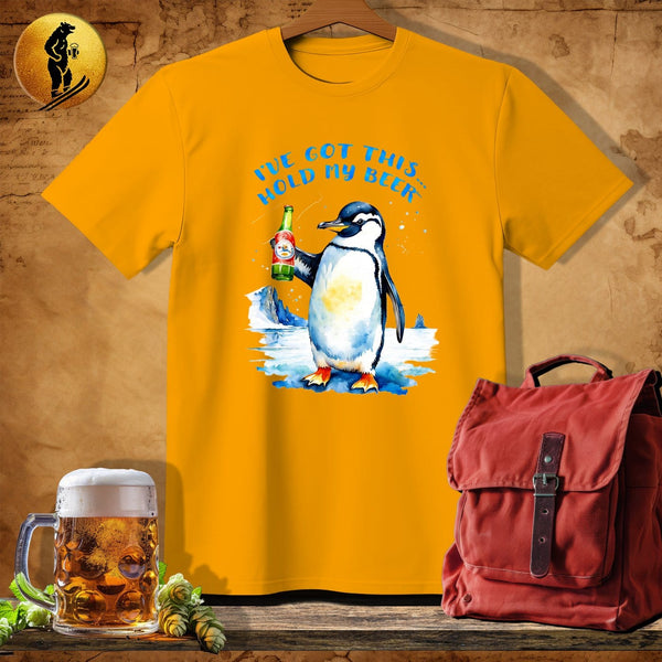 MyDesigns Physical Item Gold / S Penguin Salute T-Shirt
