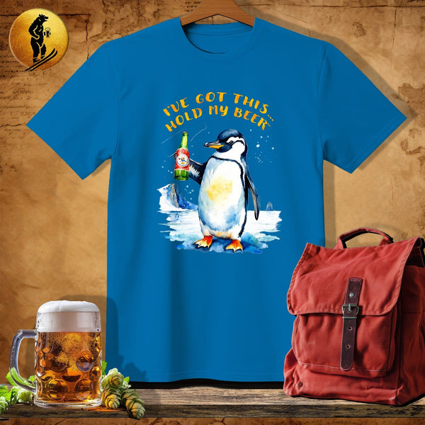 MyDesigns Physical Item Sapphire / S Penguin Salute T-Shirt