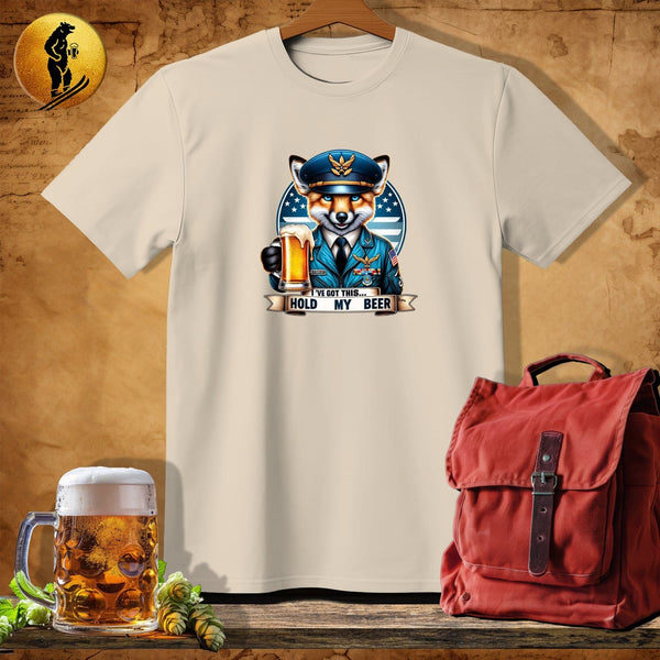 MyDesigns Physical Item Sand / S Pilot Fox Wings T-Shirt