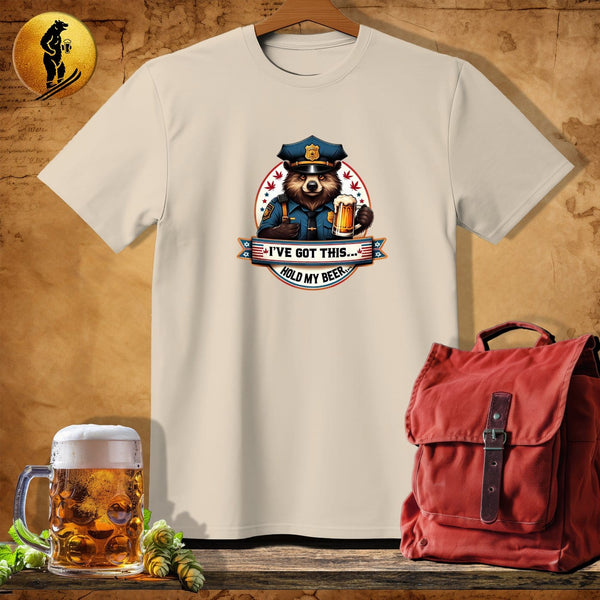 MyDesigns Physical Item Sand / S Police Recon Raccoon T-Shirt