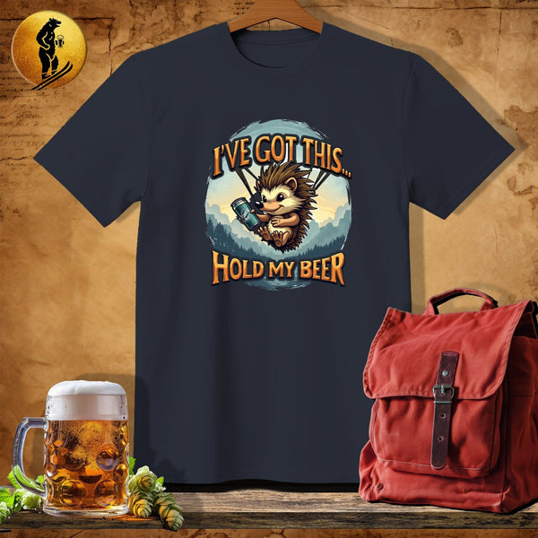 MyDesigns Physical Item Dark Heather / S Prickly Plunge T-Shirt