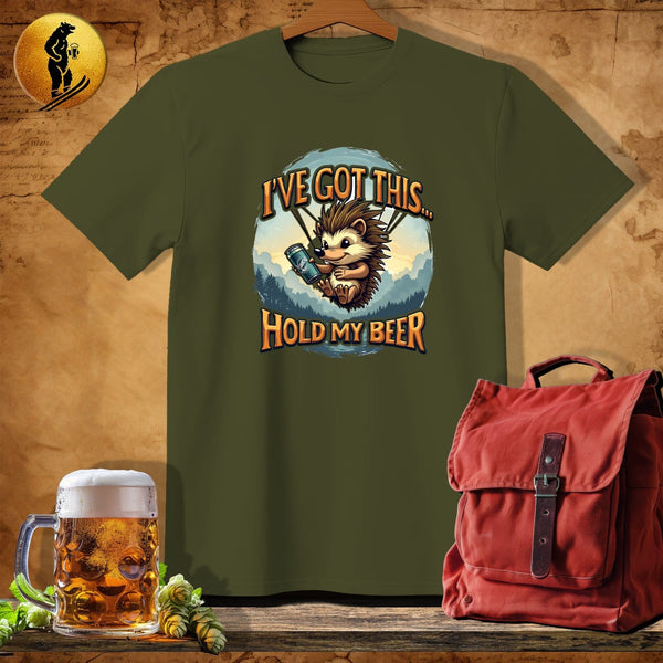 MyDesigns Physical Item Military Green / S Prickly Plunge T-Shirt