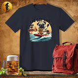 MyDesigns Physical Item Dark Heather / S Pug Kahuna T-Shirt