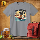 MyDesigns Physical Item Sport Grey / S Pug Kahuna T-Shirt