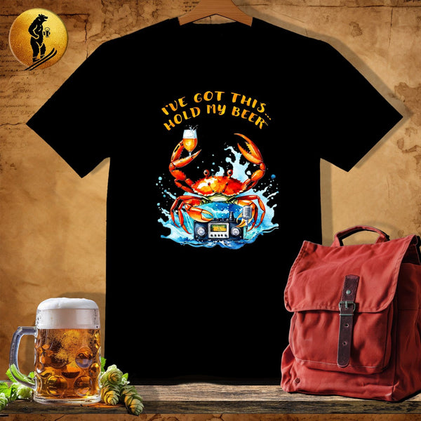 MyDesigns Physical Item Black / S Radio Crab T-Shirt