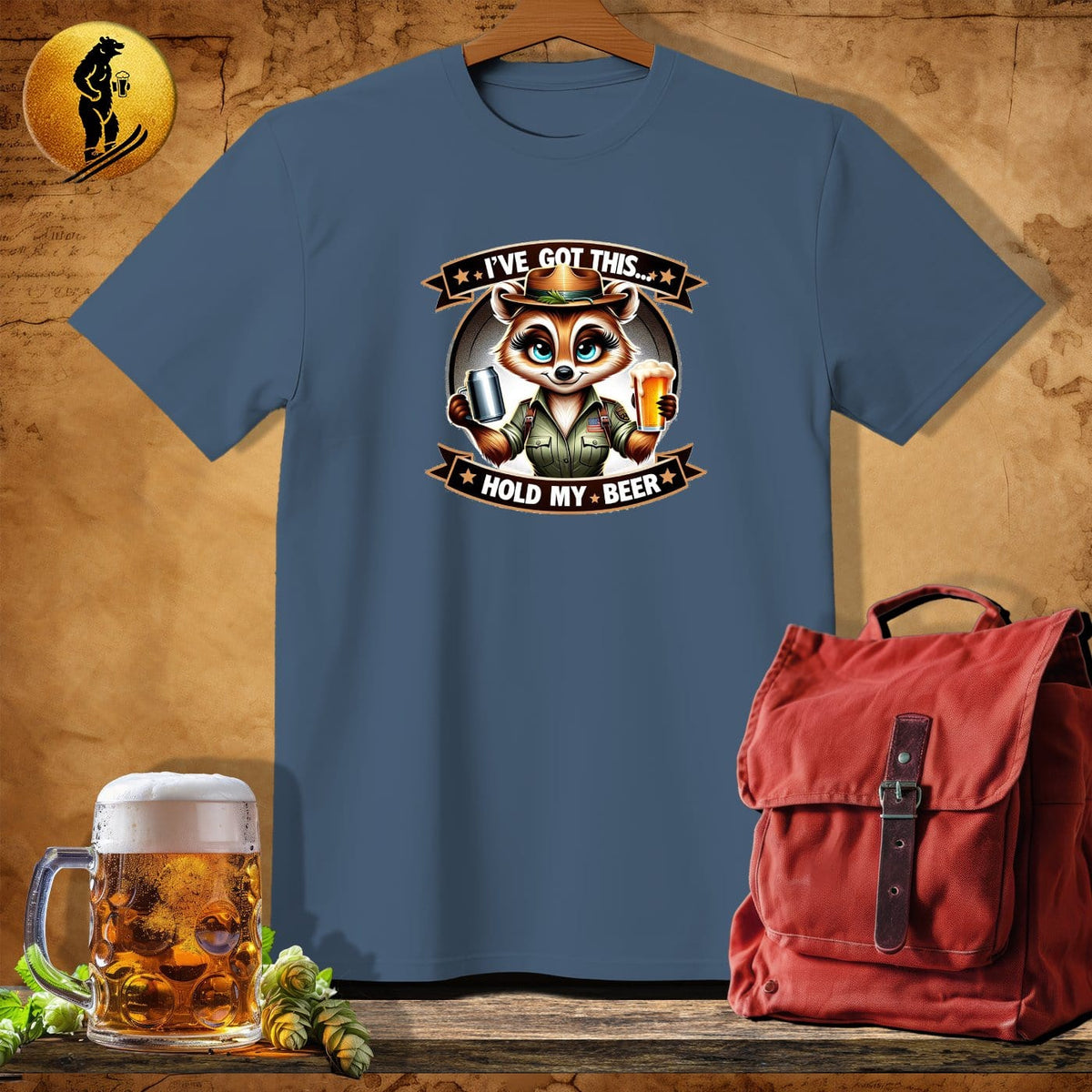 MyDesigns Physical Item Navy Heather / S Ranger Ruby's Wild Watch T-Shirt