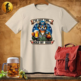 MyDesigns Physical Item Sand / S Red Panda Air Force T-Shirt