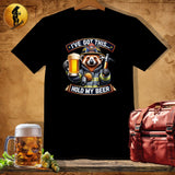 MyDesigns Physical Item Black / S Red Panda Fire Fighter T-Shirt
