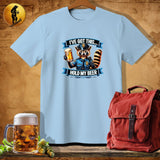 MyDesigns Physical Item Light Blue / S Red Panda Police T-Shirt