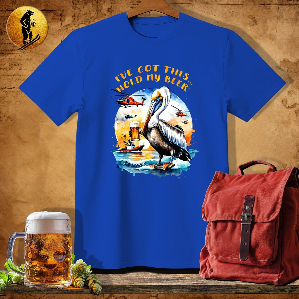MyDesigns Physical Item Royal / S Rescue-Brew T-Shirt