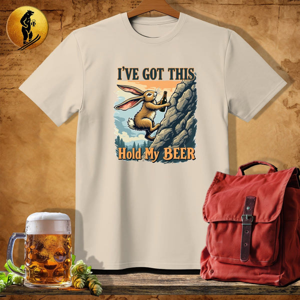 MyDesigns Physical Item Sand / S Rock-Hopping Rabbit T-Shirt