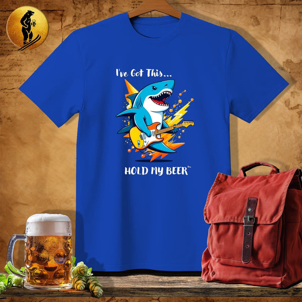 MyDesigns Physical Item Royal / S Rock Shark T-Shirt