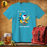 MyDesigns Physical Item Tropical Blue / S Rock Shark T-Shirt