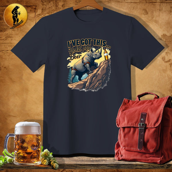MyDesigns Physical Item Dark Heather / S Rockin Rhino T-Shirt