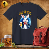 MyDesigns Physical Item Dark Heather / S Sailor Bunny T-Shirt