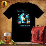MyDesigns Physical Item Black / S Science Shark T-Shirt