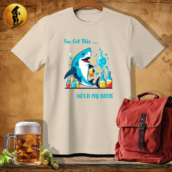 MyDesigns Physical Item Sand / S Science Shark T-Shirt