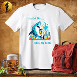 MyDesigns Physical Item White / S Science Shark T-Shirt