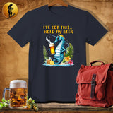 MyDesigns Physical Item Dark Heather / S Seahorse Chill T-Shirt
