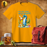 MyDesigns Physical Item Gold / S Seahorse Chill T-Shirt