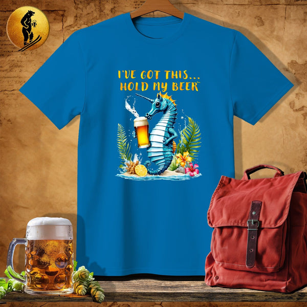MyDesigns Physical Item Sapphire / S Seahorse Chill T-Shirt