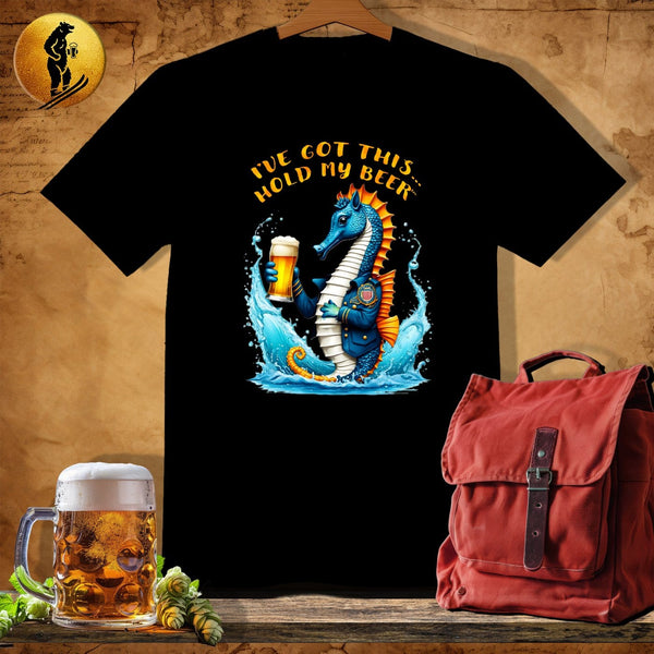 MyDesigns Physical Item Black / S Seahorse Sentinel T-Shirt