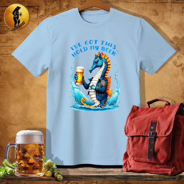 MyDesigns Physical Item Light Blue / S Seahorse Sentinel T-Shirt
