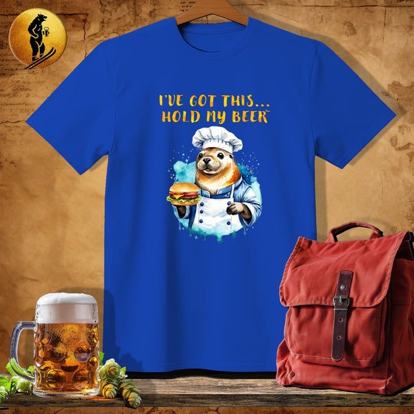 MyDesigns Physical Item Royal / S Seal Chef T-Shirt