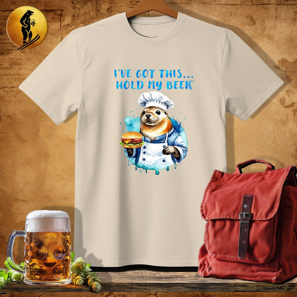 MyDesigns Physical Item Sand / S Seal Chef T-Shirt