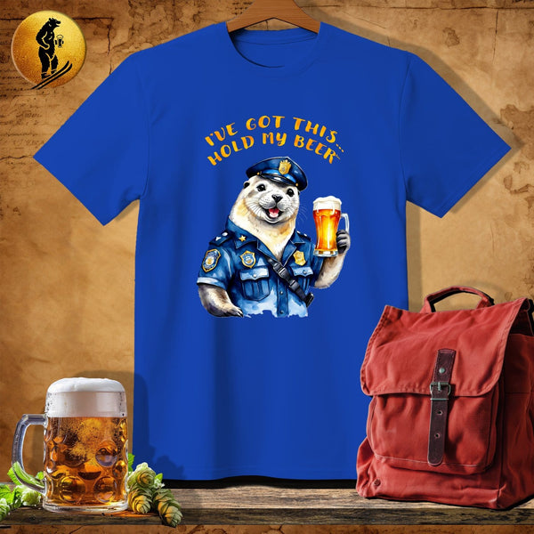 MyDesigns Physical Item Royal / S Seal Police T-Shirt