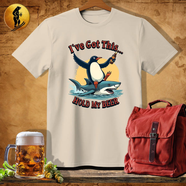 MyDesigns Physical Item Sand / S Shark Jockey T-Shirt