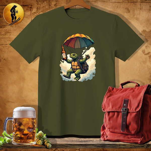 MyDesigns Physical Item Military Green / S Shell Drop T-Shirt