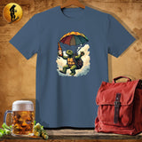 MyDesigns Physical Item Navy Heather / S Shell Drop T-Shirt